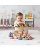 Сензорни блокове за деца меки Монтесори кула 8 части